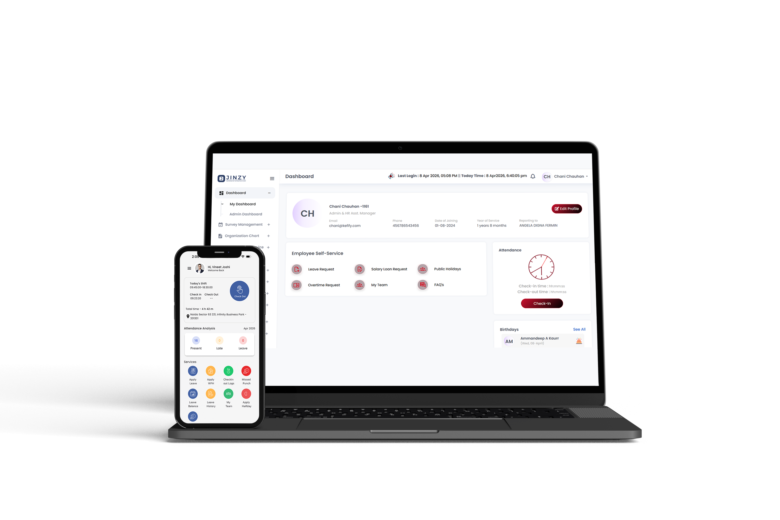 Microsoft Power Apps Dashboard on Laptop and Mobile